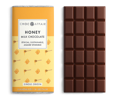Milk chocolate with honey